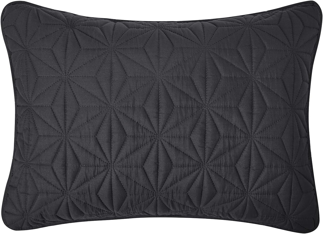 VCNY Home Kaleidoscope Pattern 3-Piece Quilt Set King Grey