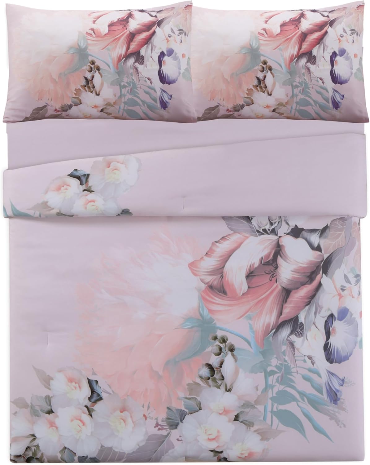 Christian Siriano Floral Comforter Set Twin XL 2 Piece 1