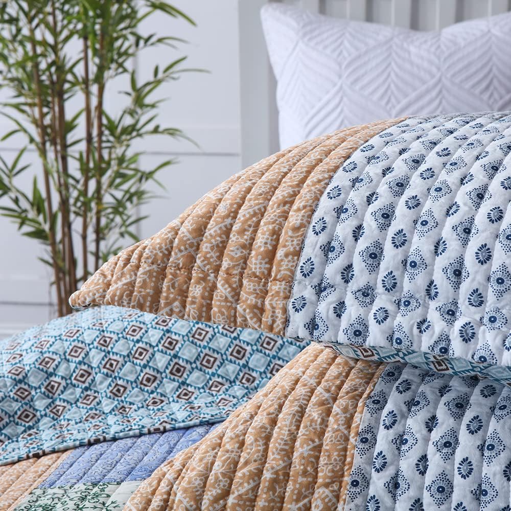 Autumn Dream Reversible Cotton Quilt Set King Size 1