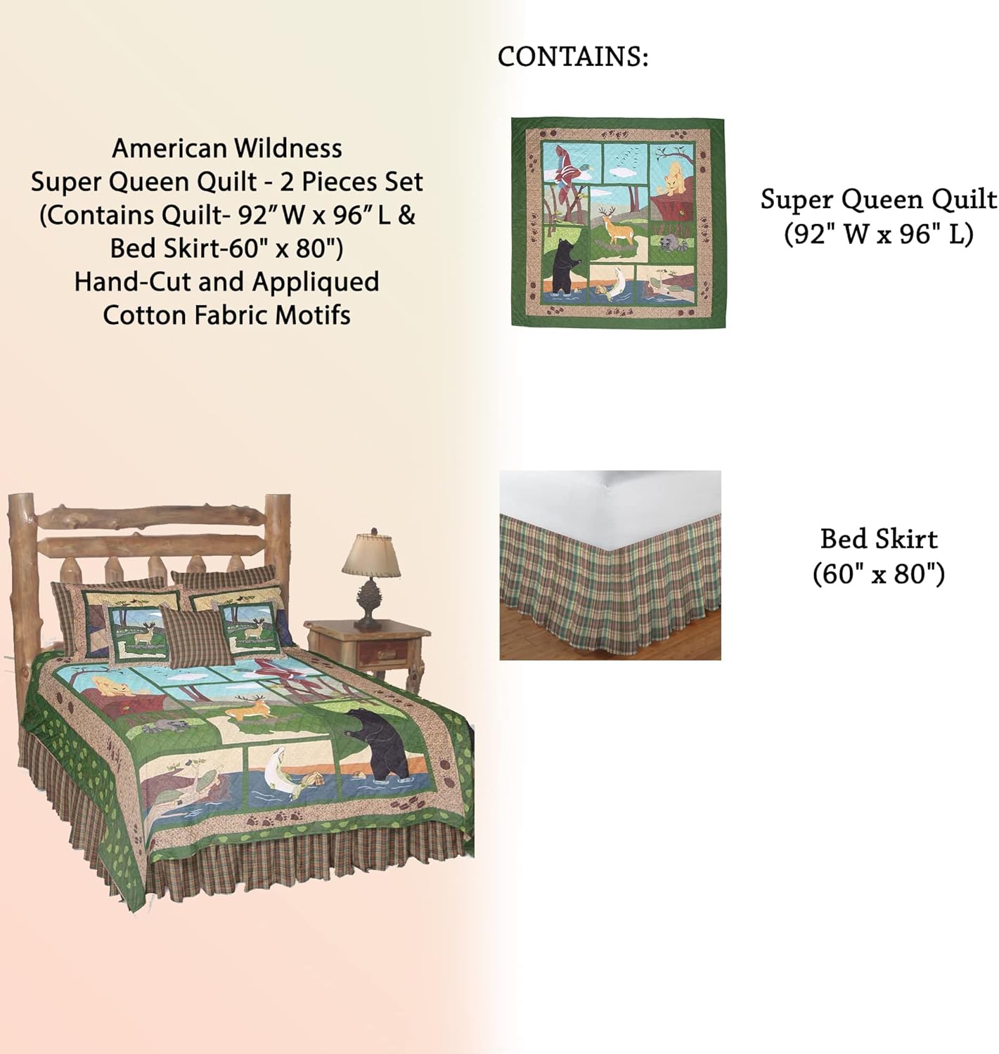 Patch Magic Quilt Set - 2 Piece American Wilderness