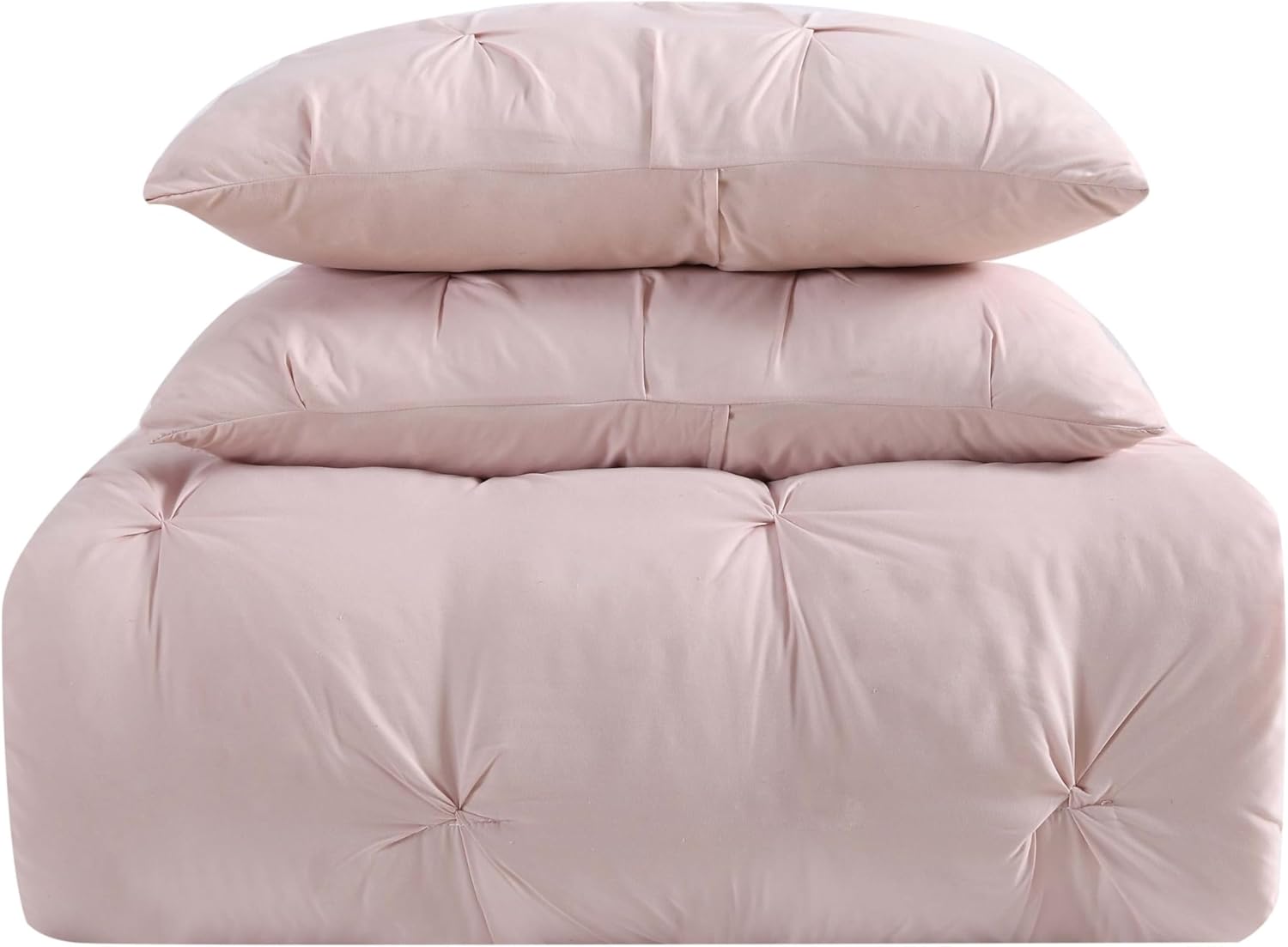 TRULY SOFT Pleated Comforter Set Twin XL 2-Piece