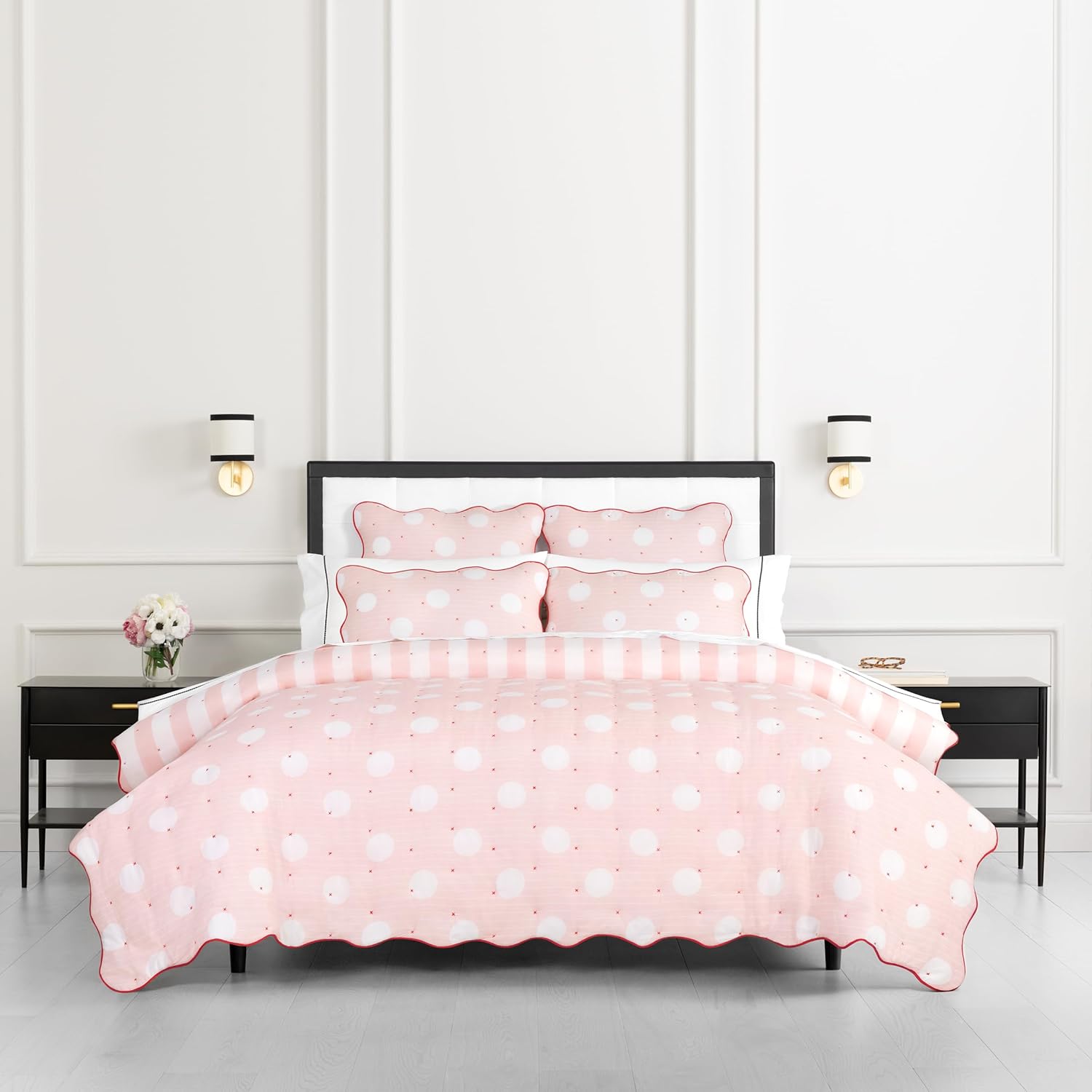 Eclipse Kate Spade New York Stripe Dot 3-Piece Quilt Set