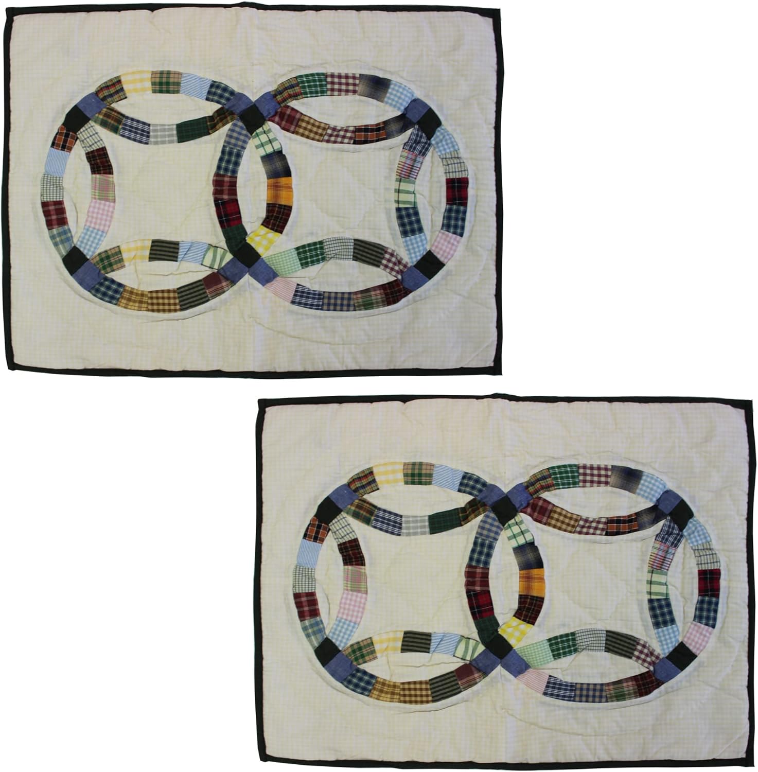 Patch Magic Cream Stone Wall Super Queen Quilt Set