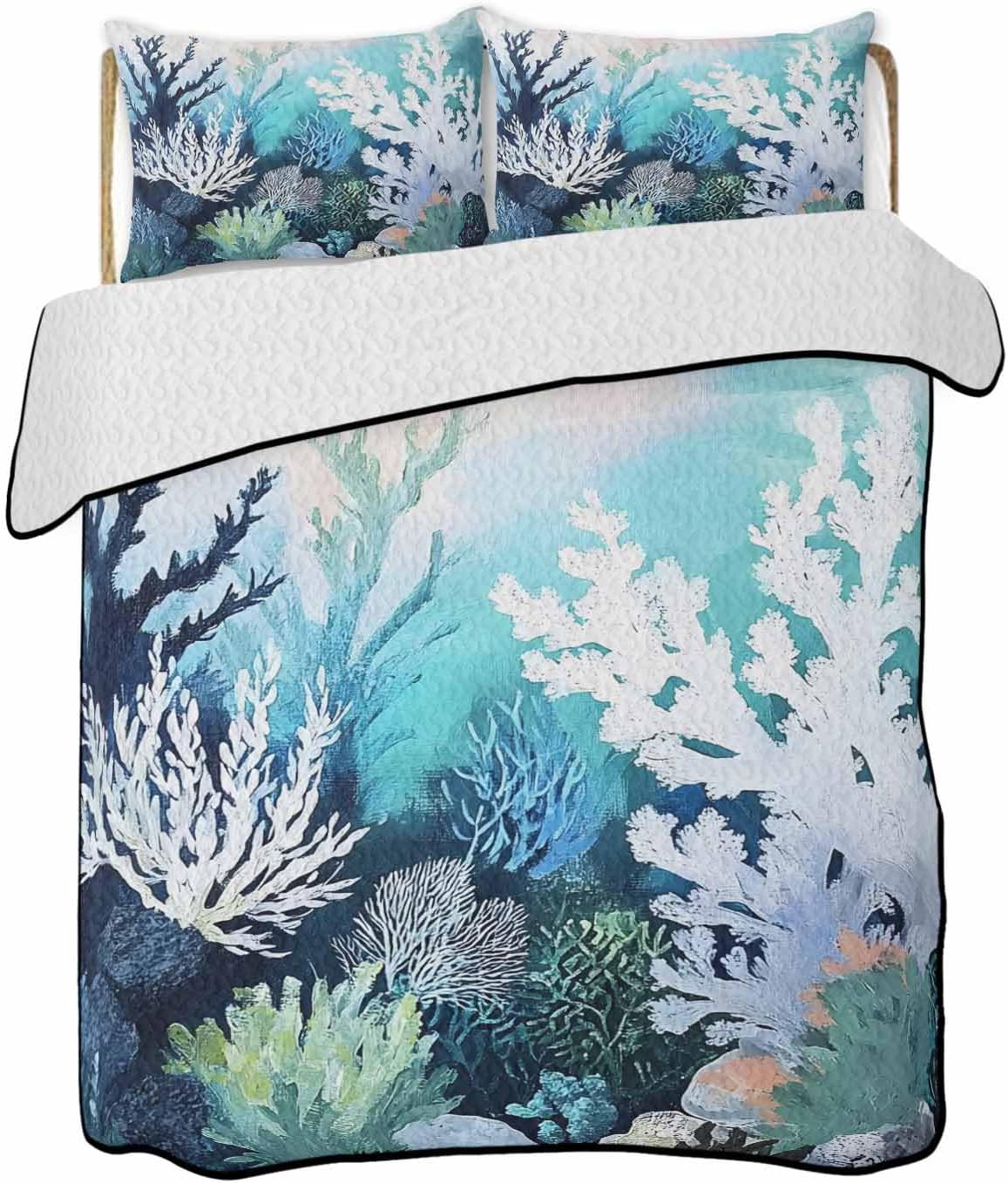 TocaHome Summer Quilt Twin XL 68x98 Inch Set