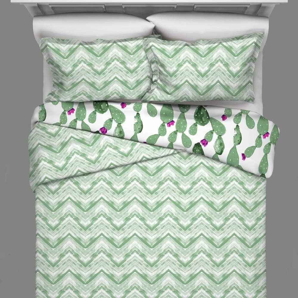 HNU 2 Piece Cactus Quilt Set Twin XL 1