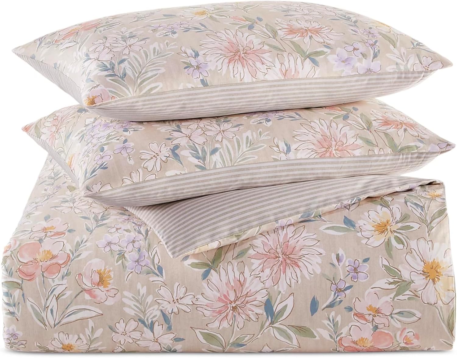 Charter Club Damask Designs 3-Pc Cotton Sateen King Comforter Set