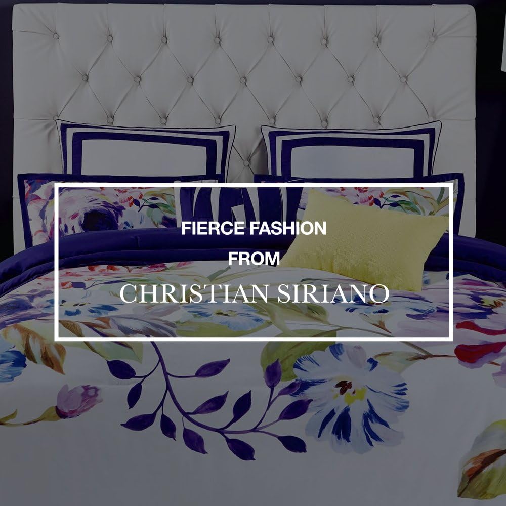 Christian Siriano Floral Comforter Set Twin XL 2 Piece 1