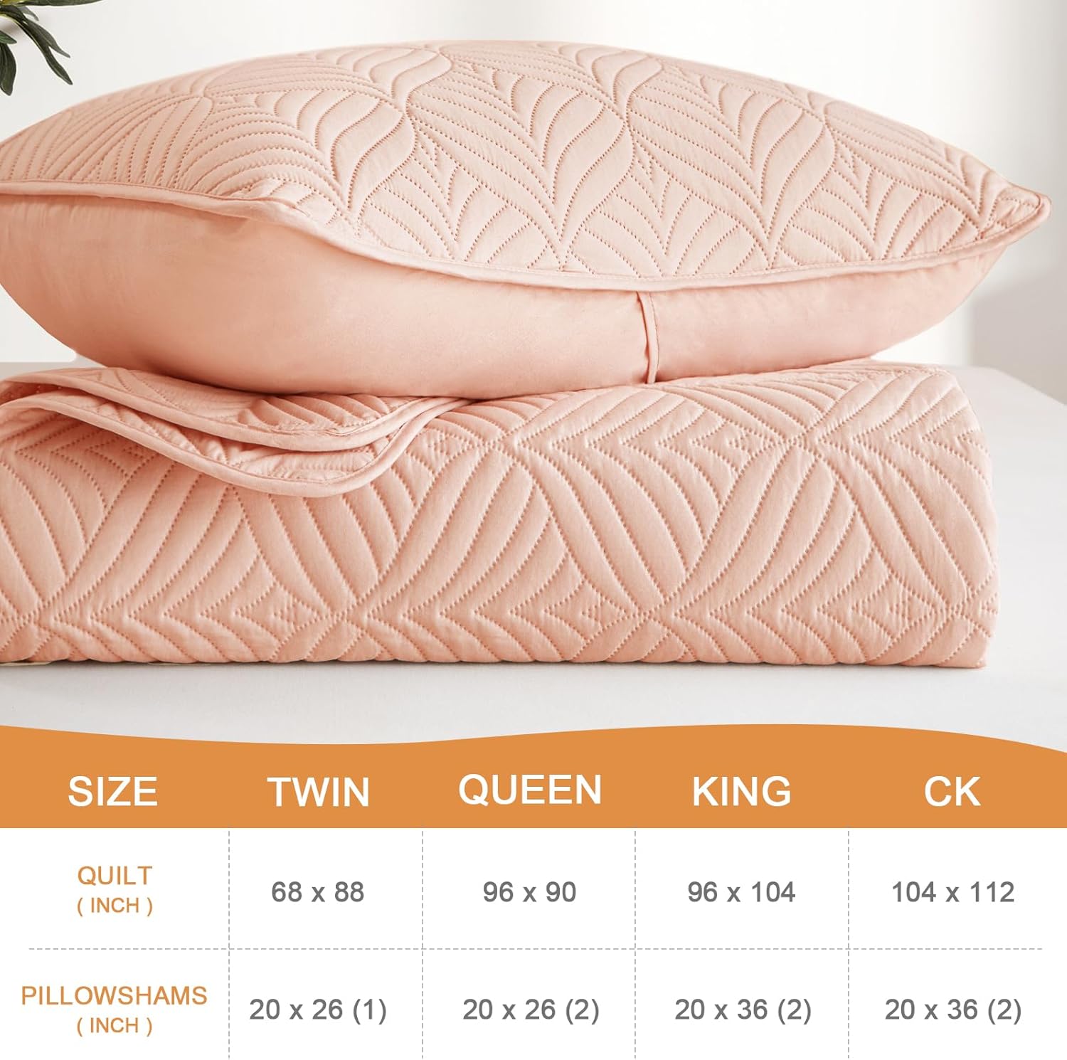 Whale Flotilla Blush Pink Quilt Set Twin Size 2-Piece