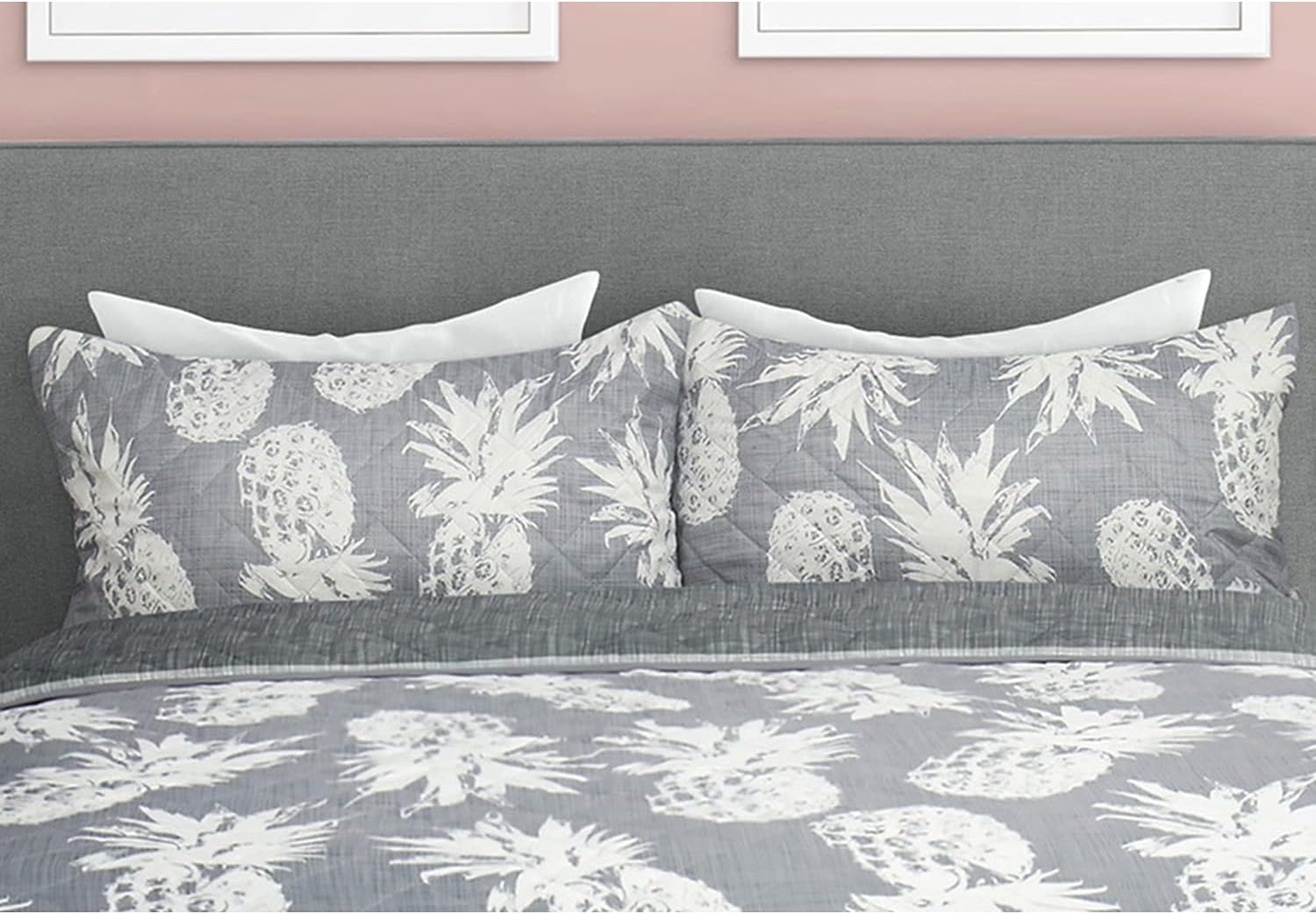 Safdie Co Quilt 3PC Set Double Queen Pineapples