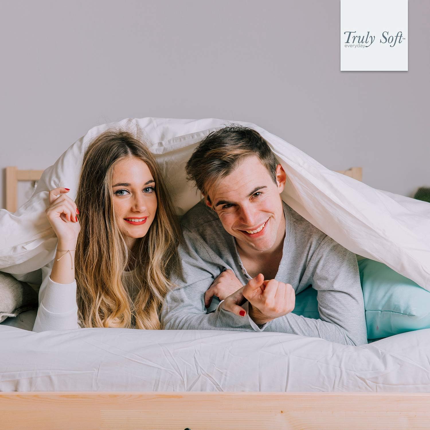 TRULY SOFT Waffle Stripe Duvet Cover Set