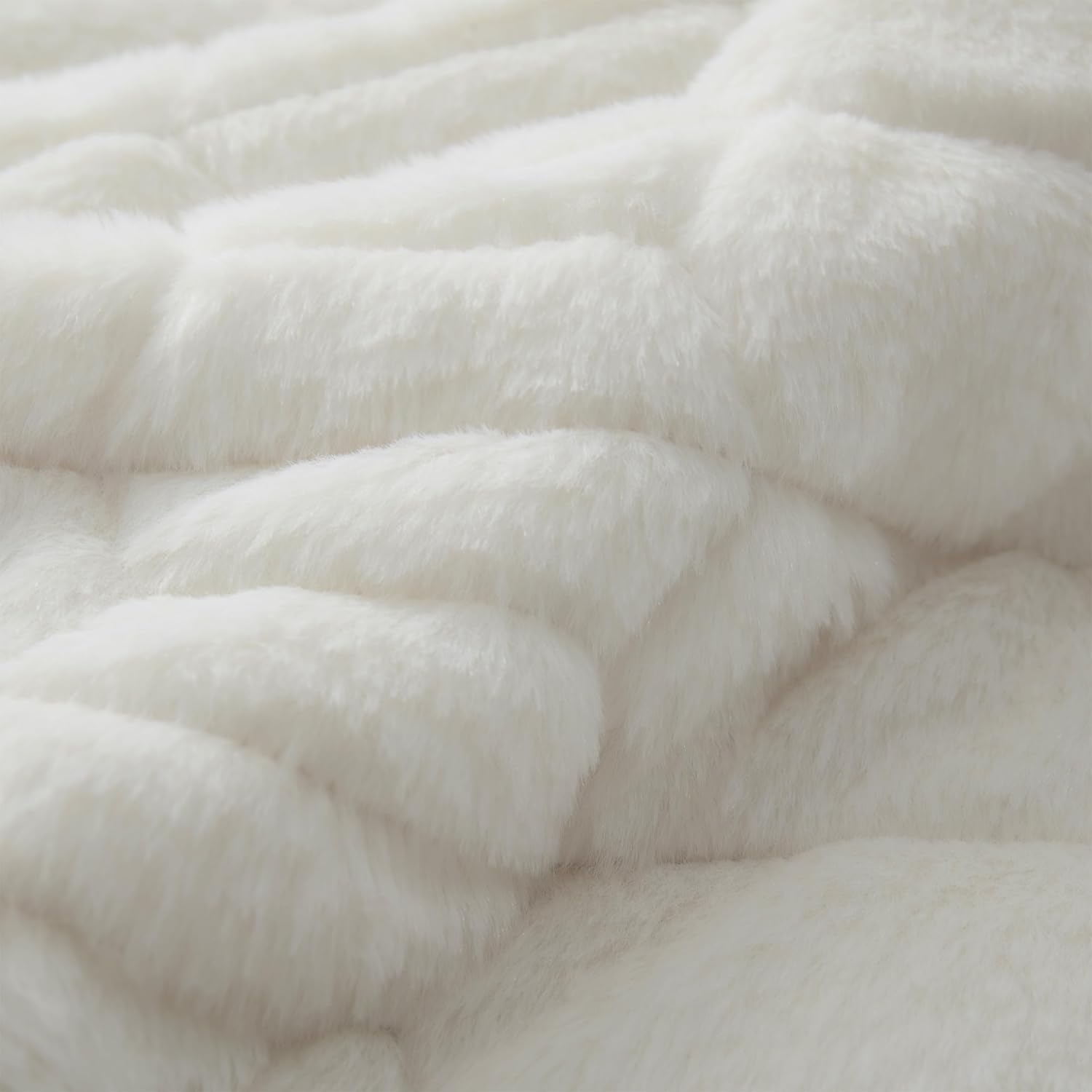 Wonderful Faux Fur Quilt Set Twin 2 Piece 1