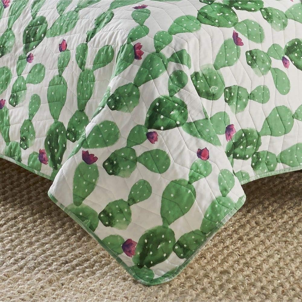 HNU 2 Piece Cactus Quilt Set Twin XL 1
