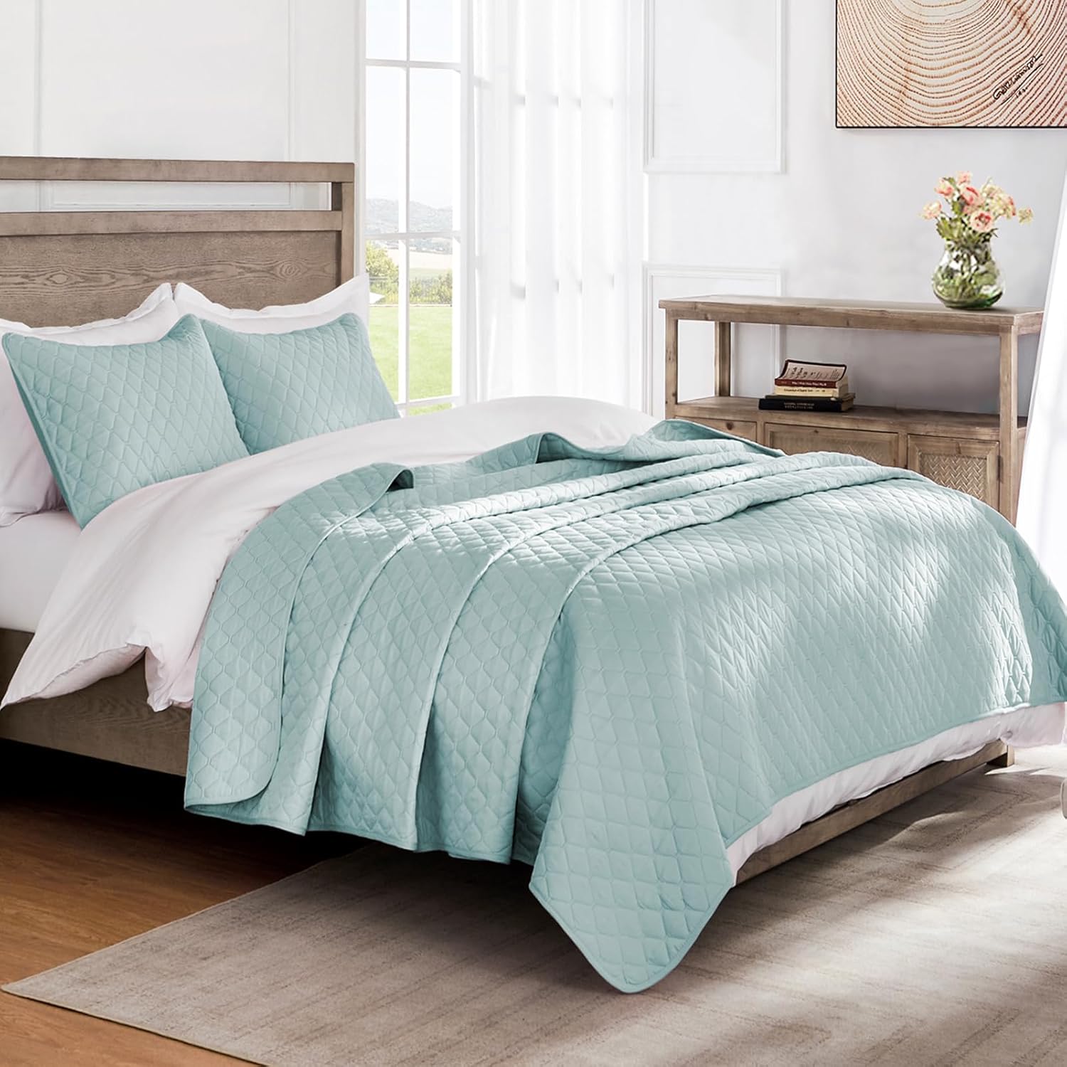 Exclusivo Mezcla Reversible King Size Quilt Set