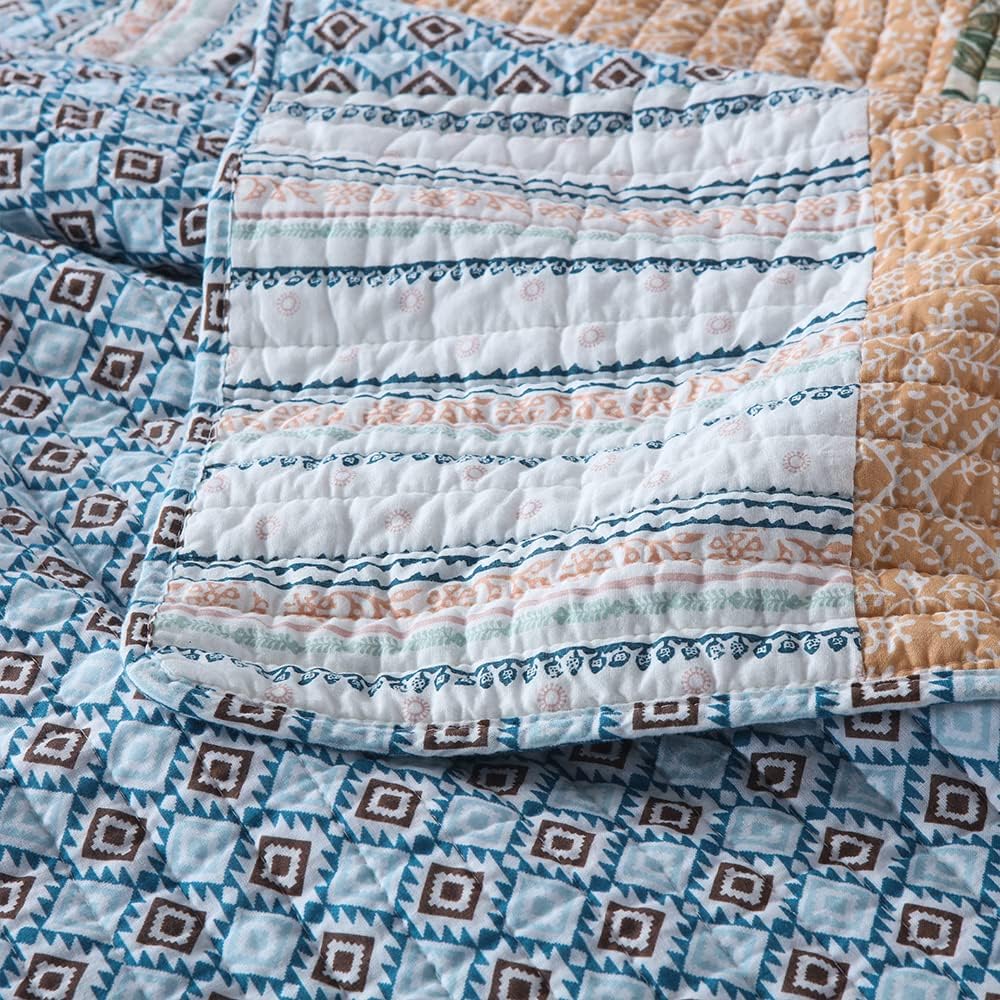 Autumn Dream Reversible Cotton Quilt Set King Size 1
