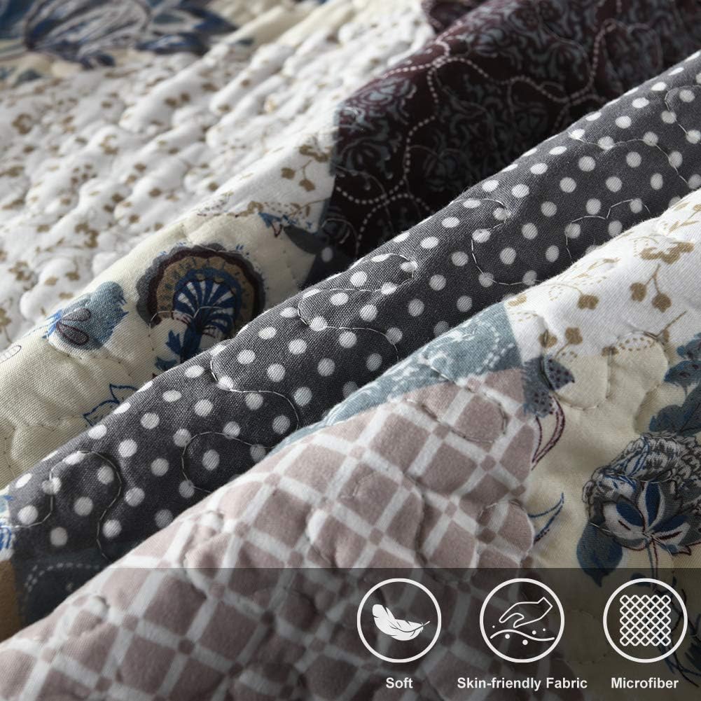 Travan 3-Piece Queen Quilt Set with Shams
