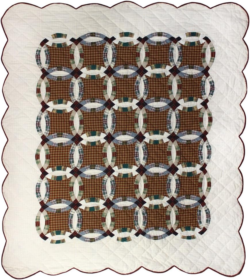 Patch Magic Quilts Snowcap Fire Rings Super Queen Set