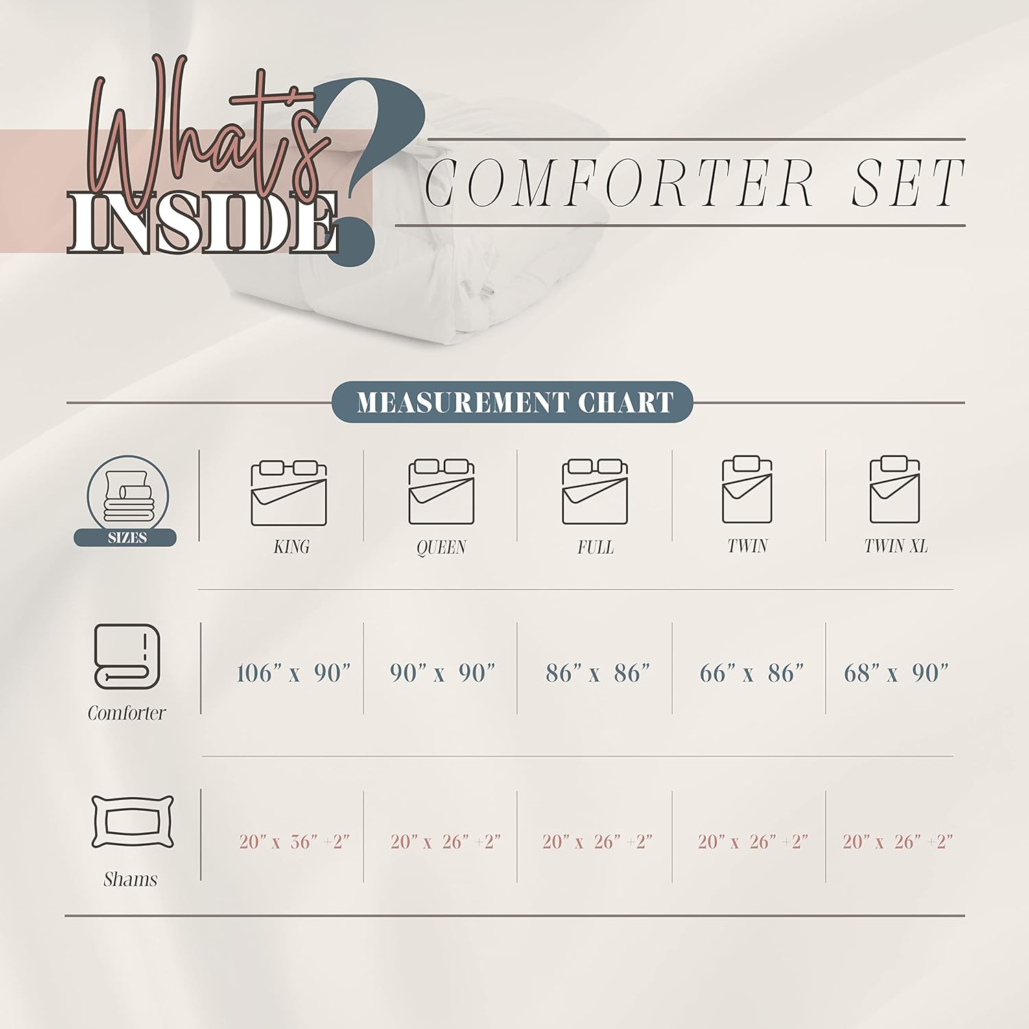 Elegant Comfort Reversible Down Alternative Comforter Set King