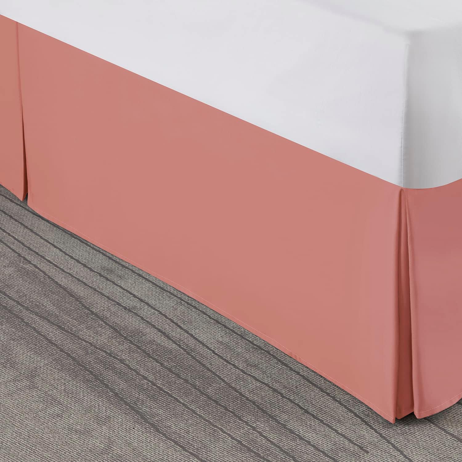 Nestl Misty Rose Full XL Bed Skirt