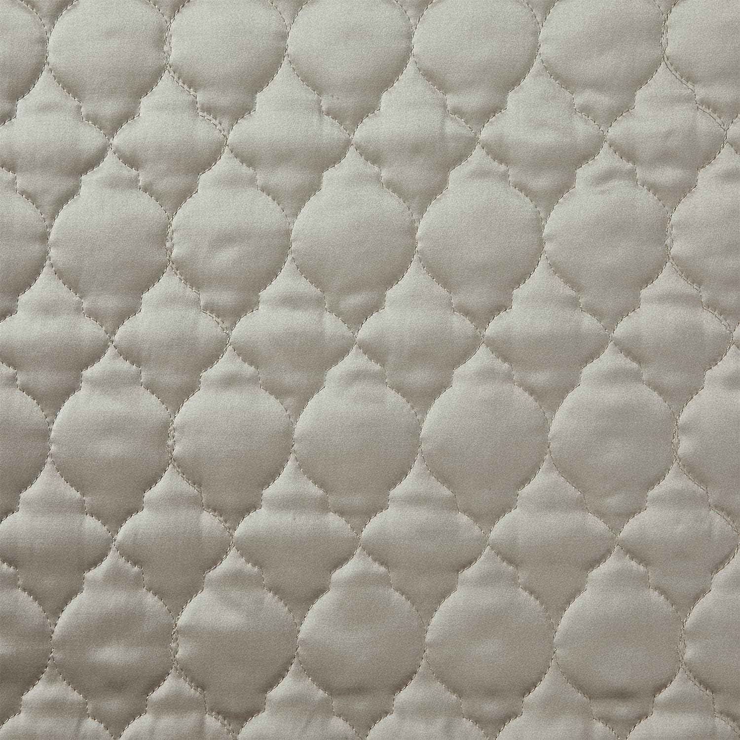 HiEnd Accents Satin Quatrefoil Quilt Set 3 Piece Super Queen Size