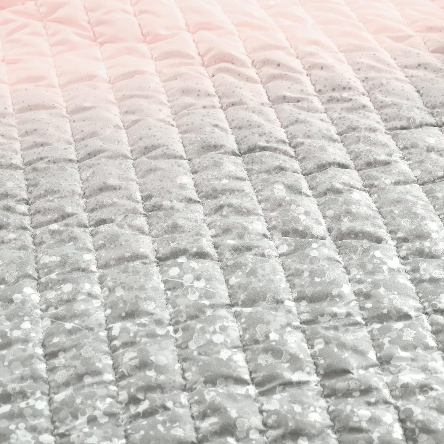 Lush Decor Glitter Ombre Quilt Set Twin 2 Piece
