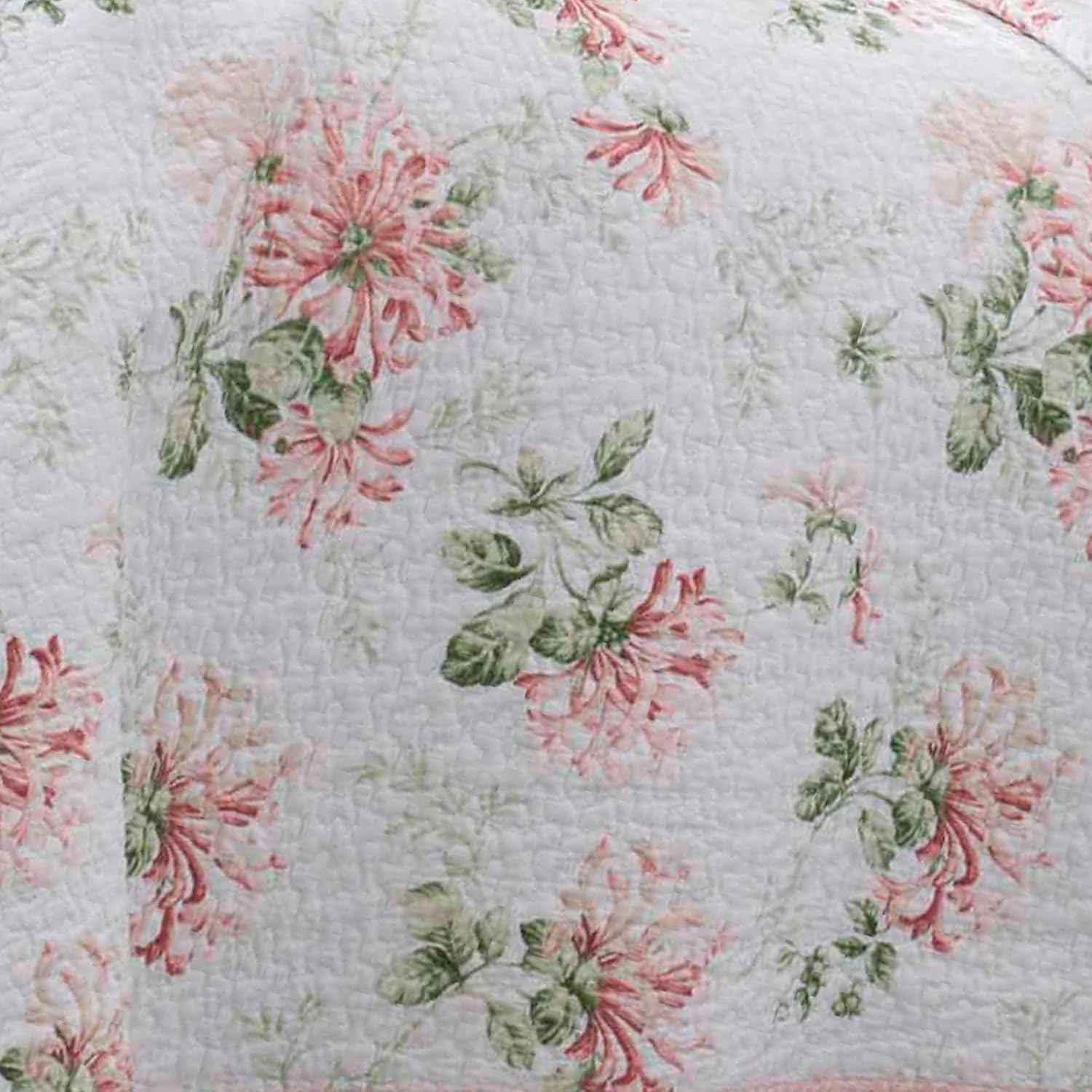 Laura Ashley Twin Quilt Set - Honeysuckle Pink