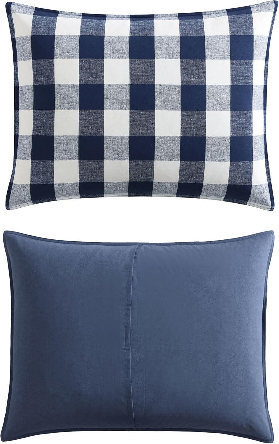 Eddie Bauer Queen Comforter Set with Reversible Plaid Design