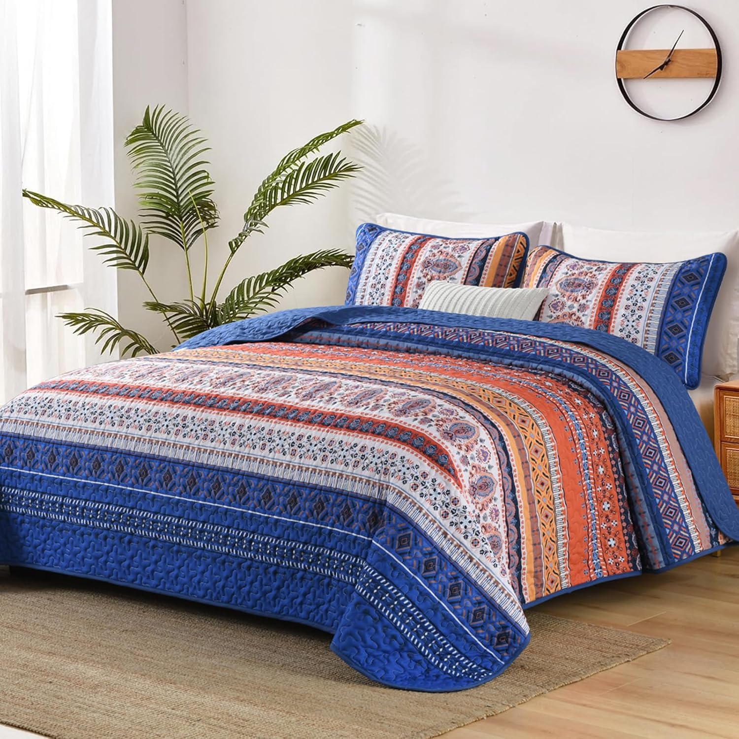 Goodidea Boho Quilt Set King Size 3 Pieces