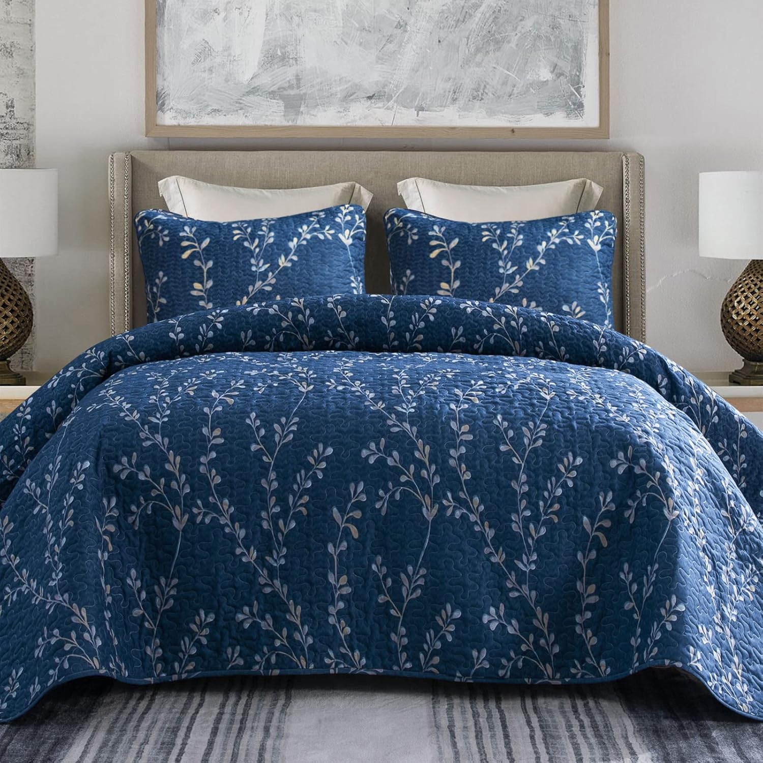 Exclusivo Mezcla Reversible Boho Quilt Set King Size