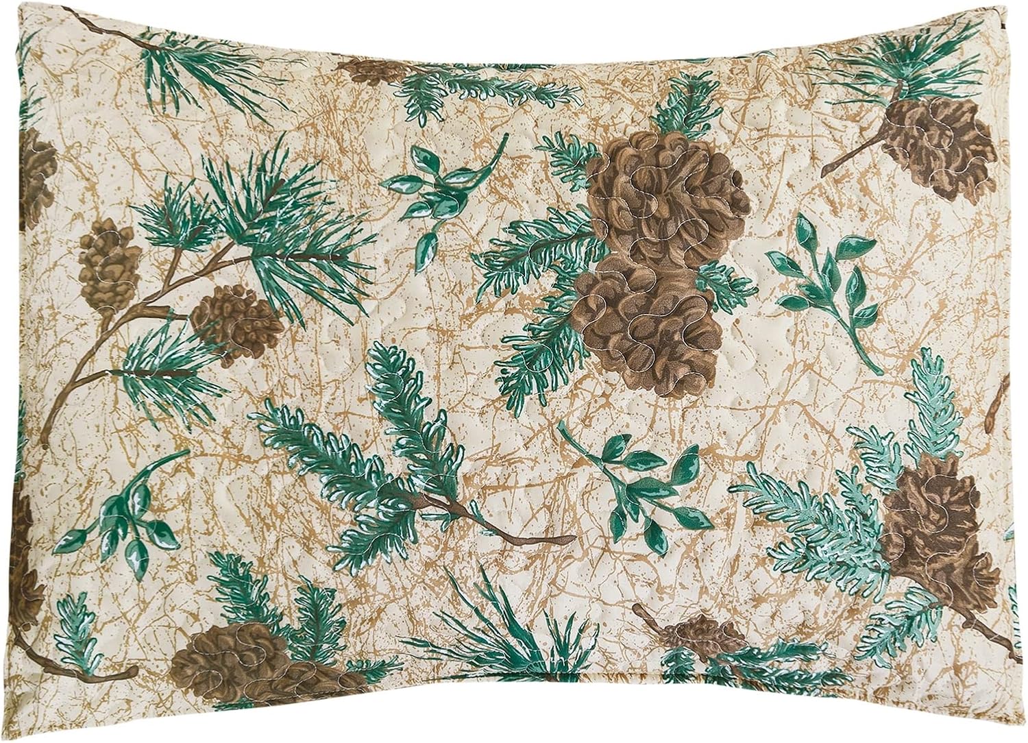 CF Home Rustic Pinecone King Quilt Set