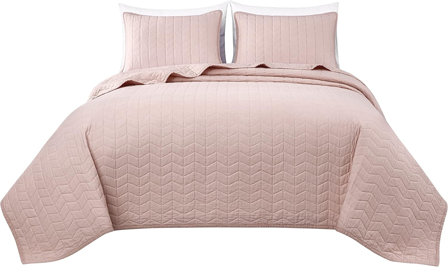 Chezmoi Madrid 3-Piece Cotton Quilt Set King Size