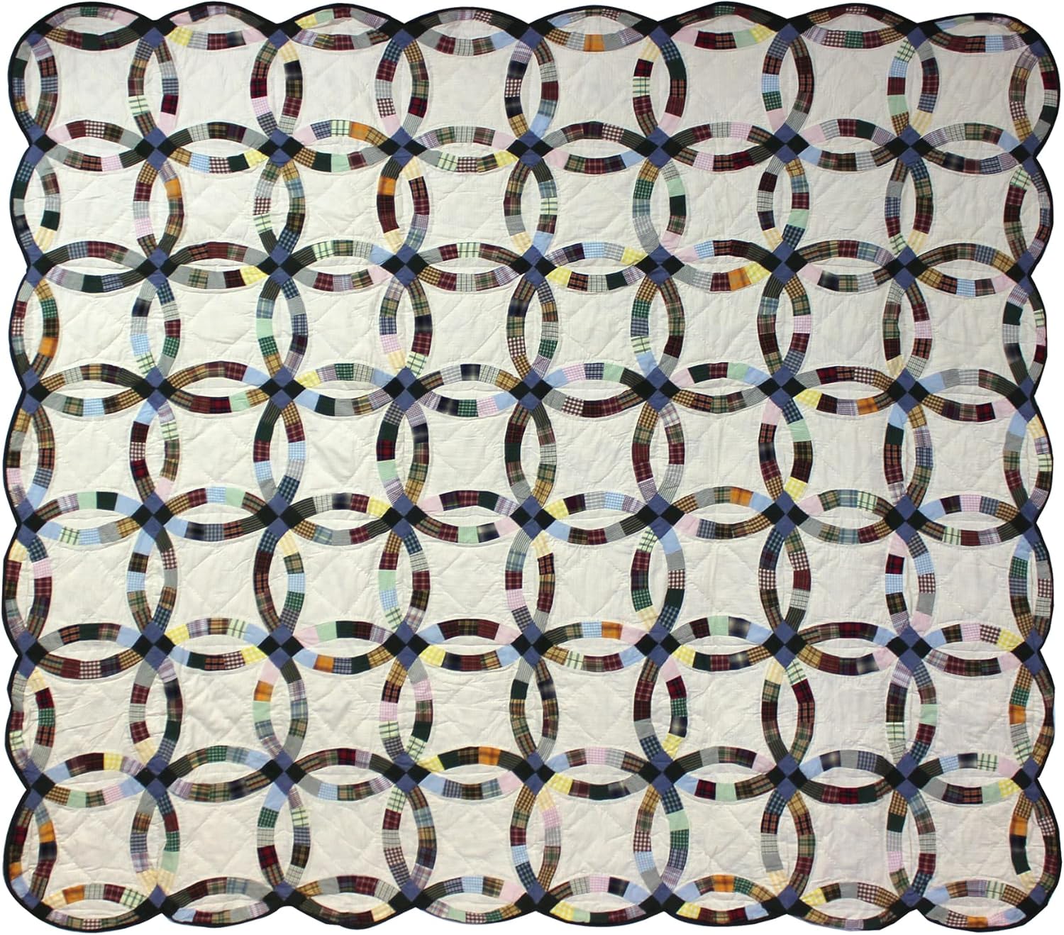 Patch Magic Cream Stone Wall Super Queen Quilt Set