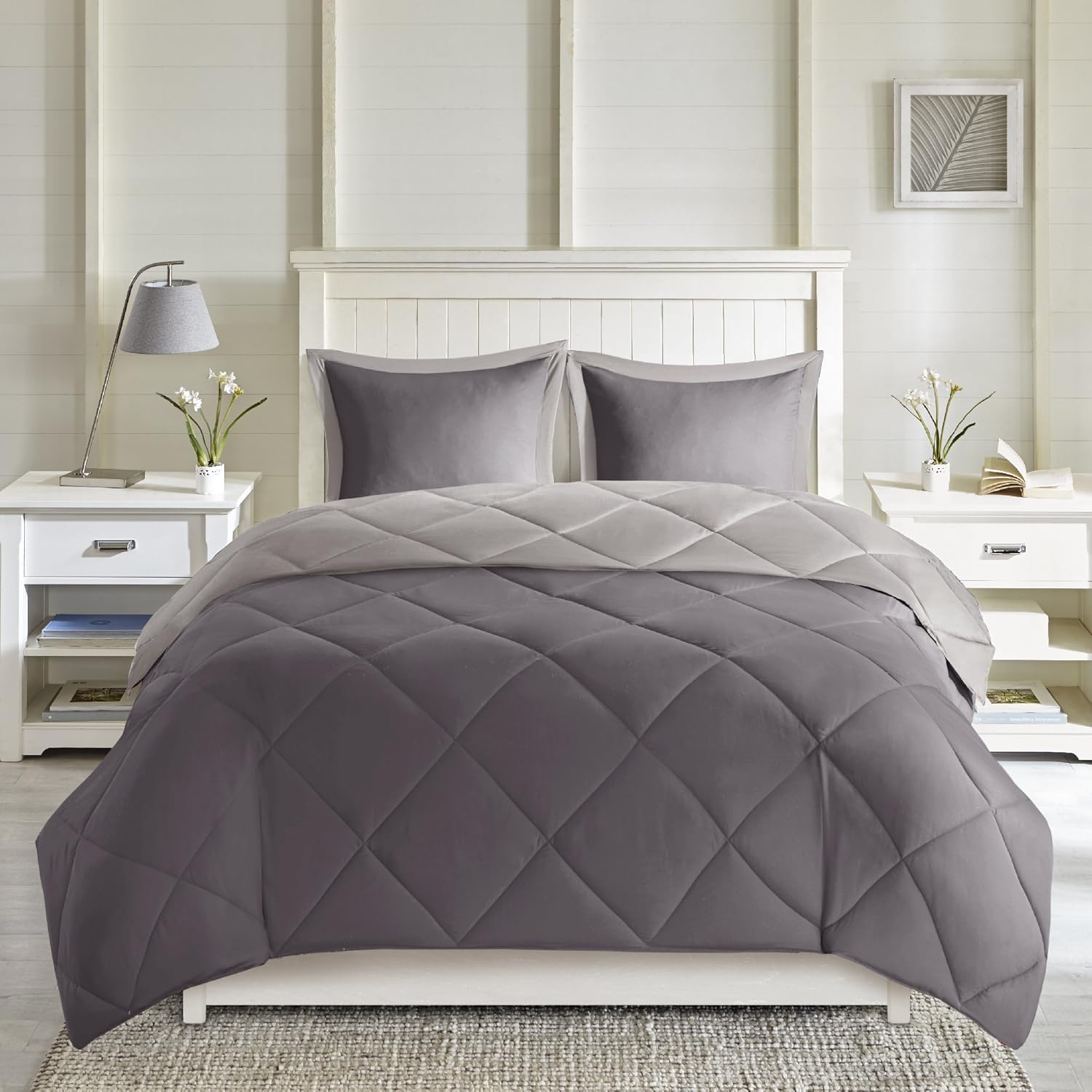 Madison Park Larkspur Reversible Comforter Set