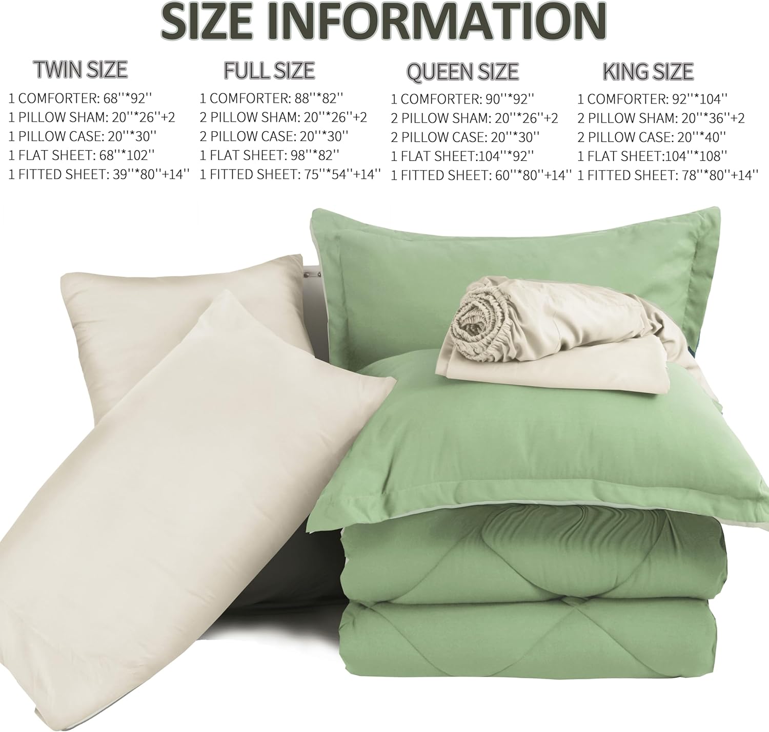 HIG Reversible 5-Piece Twin XL Comforter Set