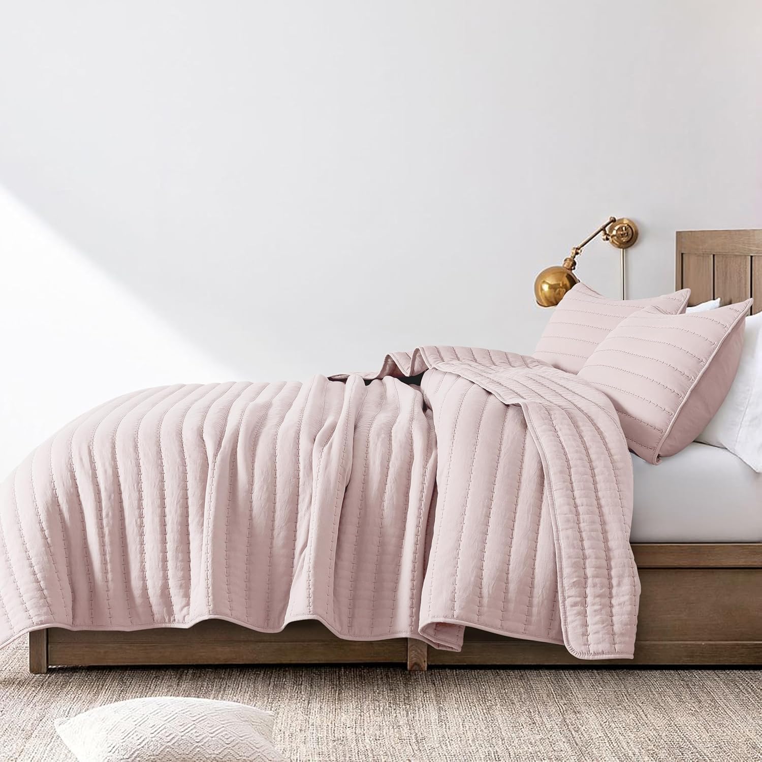 ROARINGWILD Cal King Quilt Set with Pillow Shams