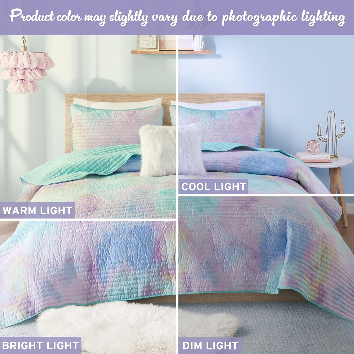 Intelligent Design Cassiopeia Tie-Dye Quilt Set
