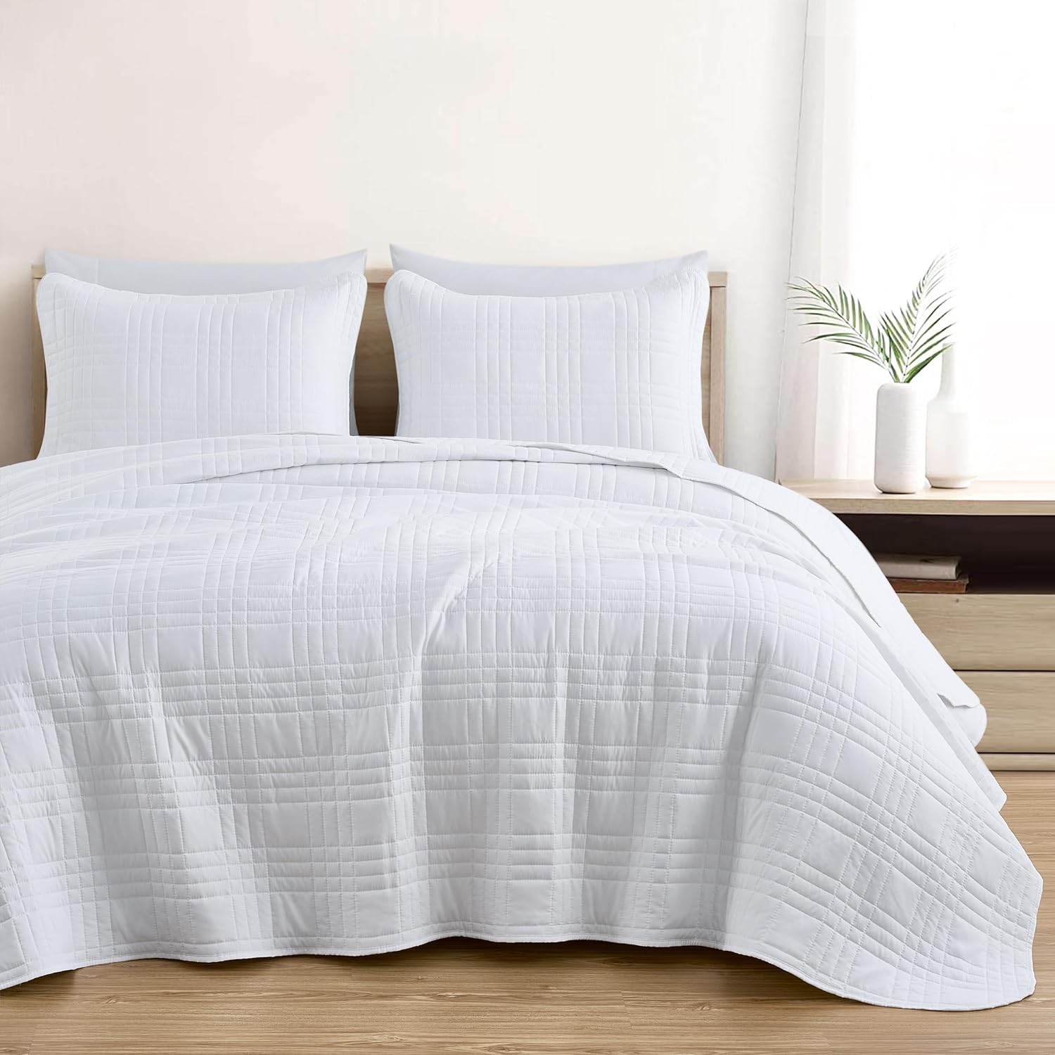 Chezmoi Kingston Twin XL Bedspread Set 2-Piece