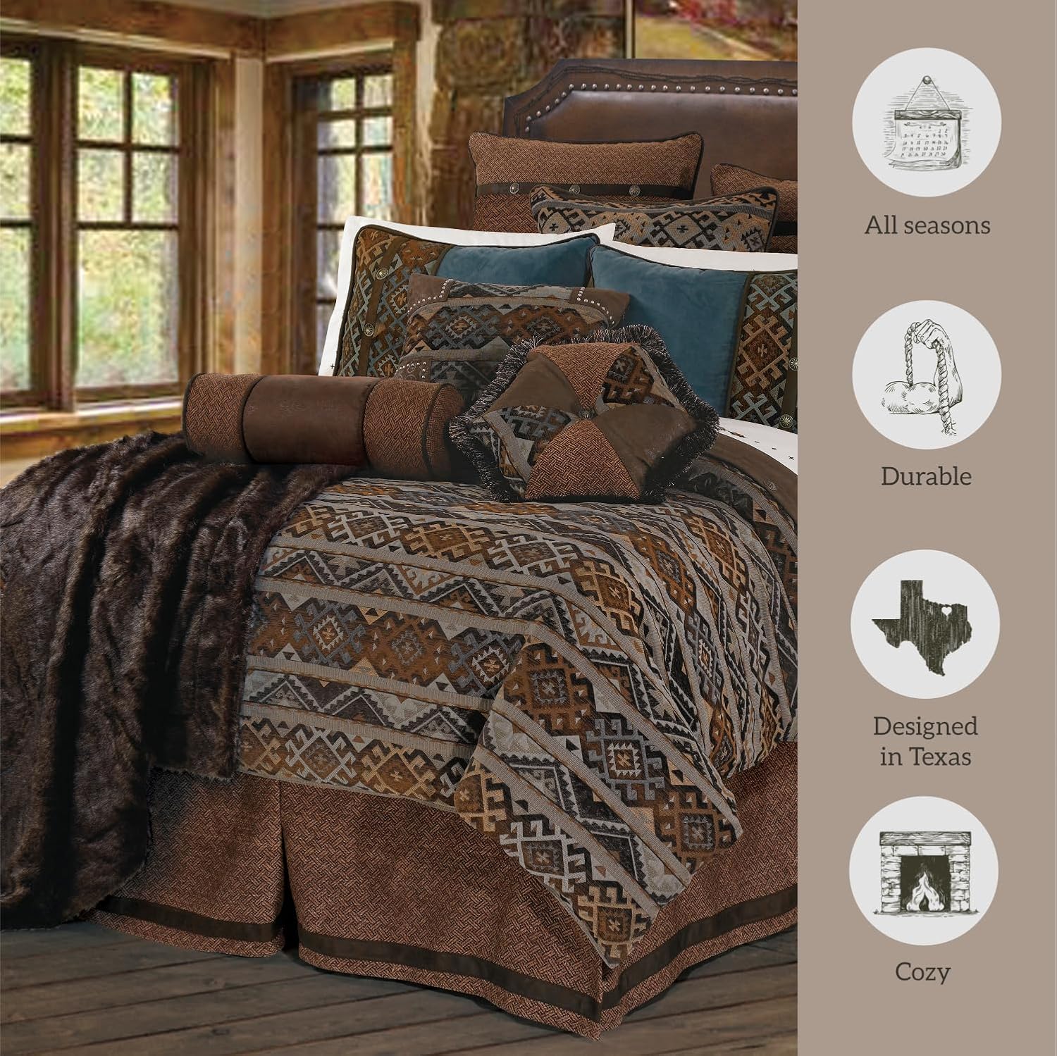 Paseo Road Rio Grande 7 Piece Duvet Cover Set 1