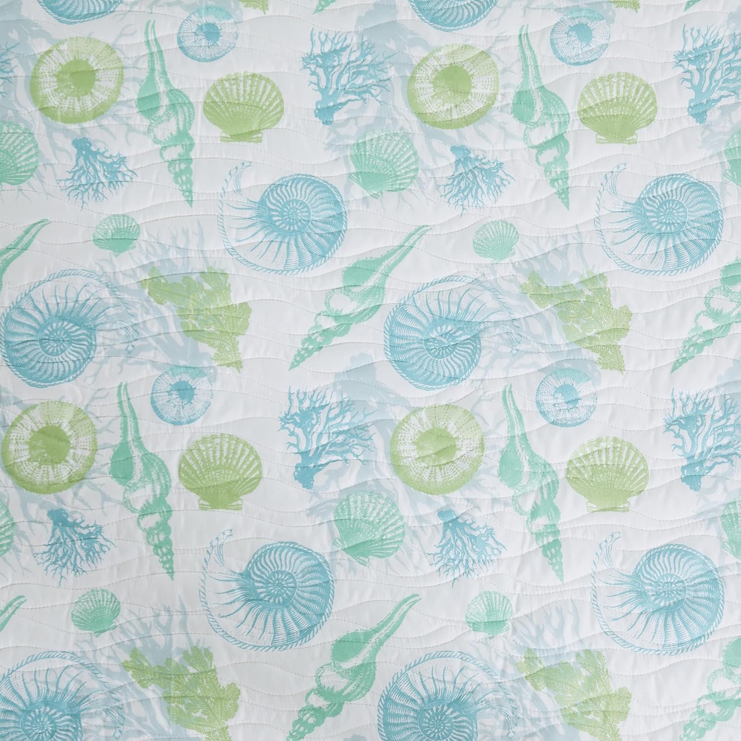 CF Home Delray Beach Ocean Theme Quilt Set Twin 2 Piece