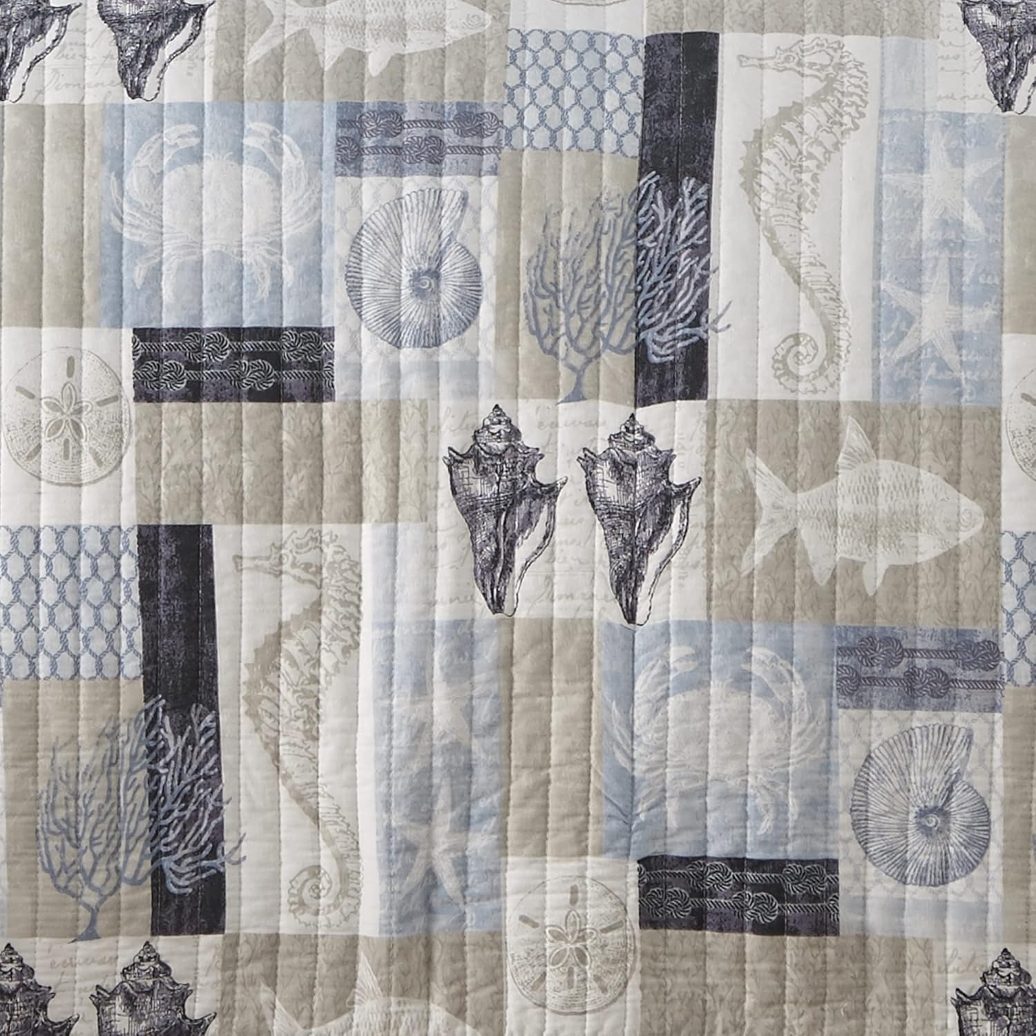 Levtex Home Cerralvo King Quilt Set - Coastal Patchwork