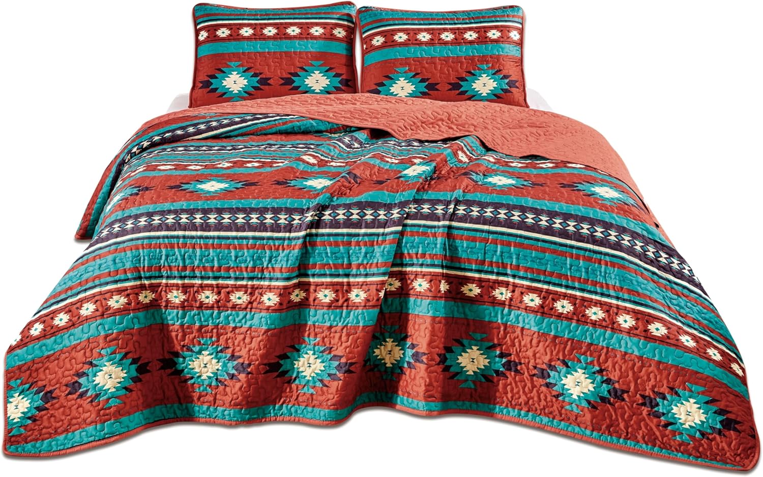 Chezmoi Collection 3-Piece Quilt Set