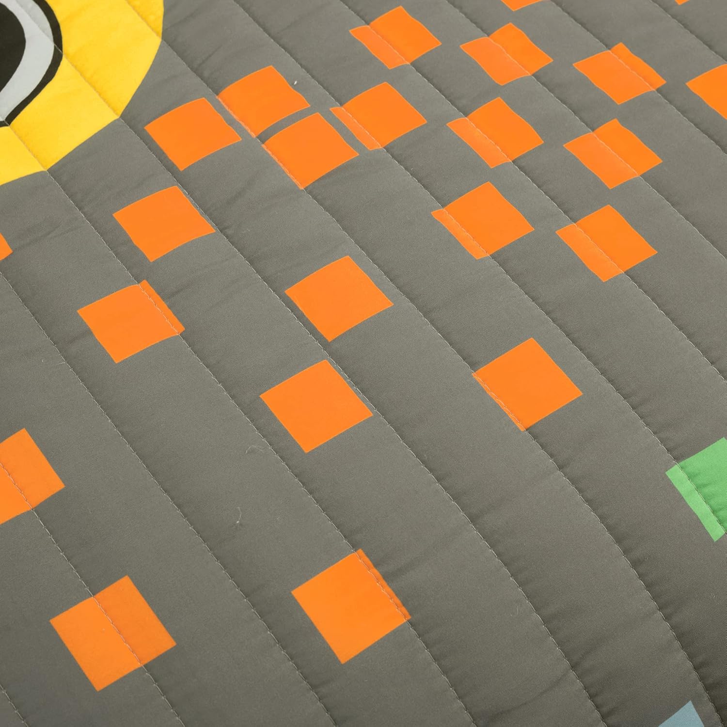 Lush Decor Video Games Reversible Quilt Set Twin Gray Yellow