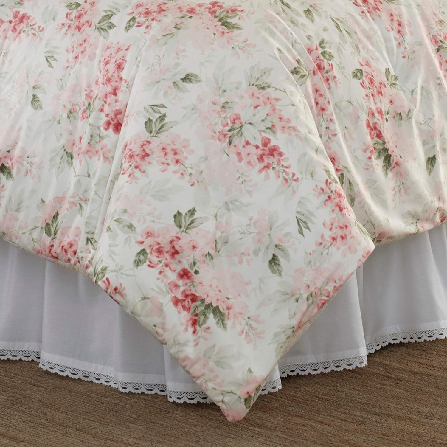Laura Ashley King Comforter Set Wisteria Pink