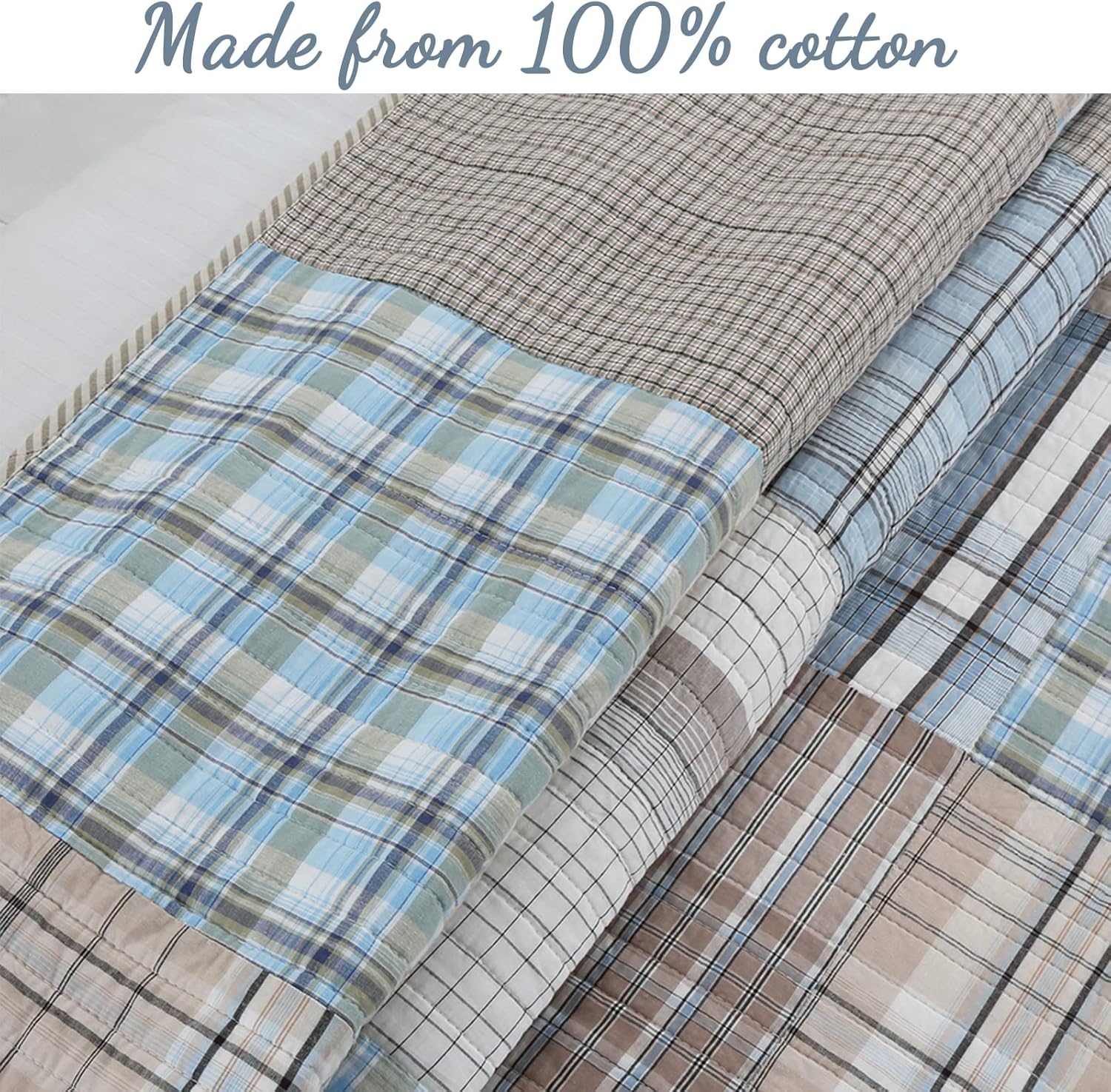 Cozy Line Home Fashions Reversible Quilt Bedding Set