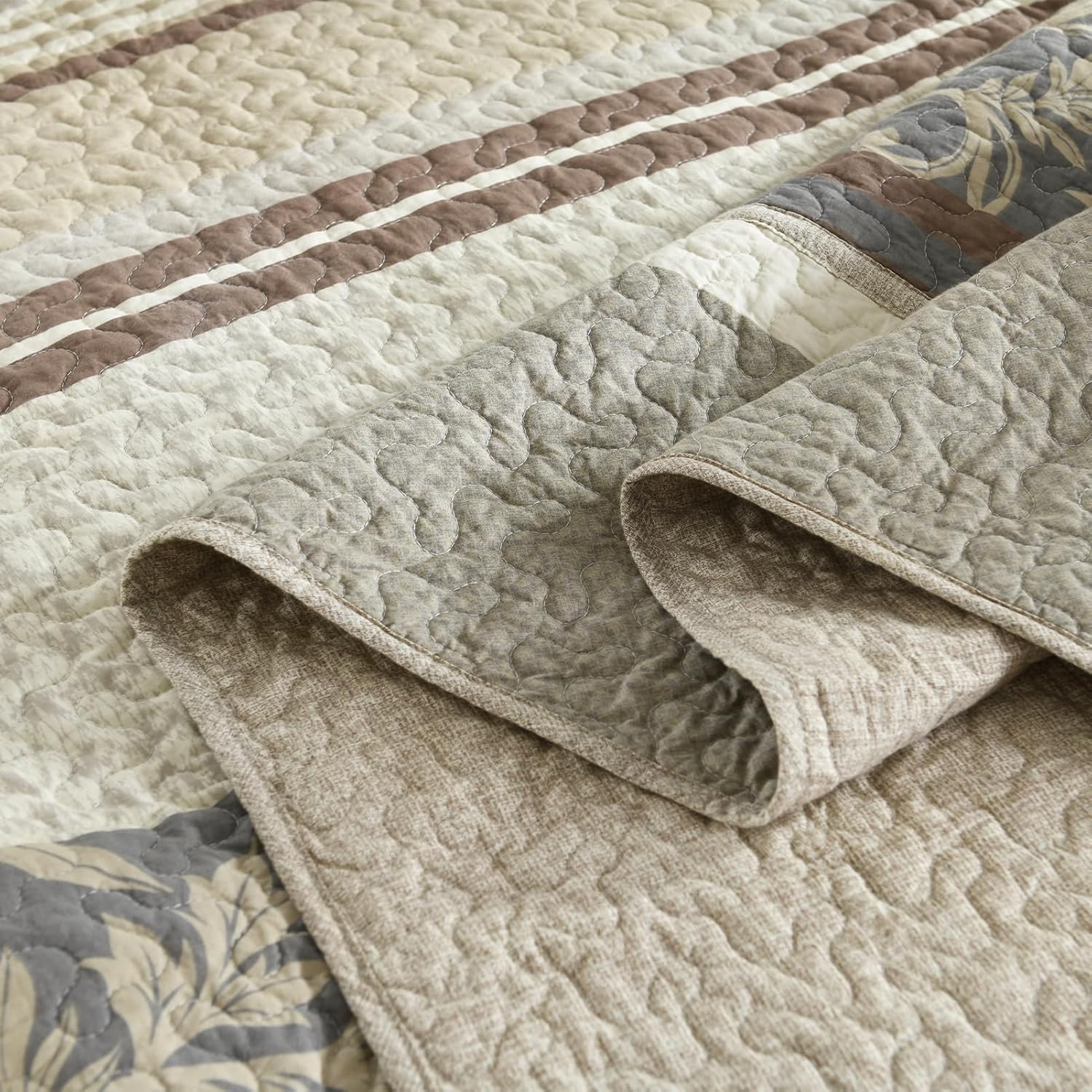 DDUOXIN Oversized King Bedspread Set 3 Piece 1