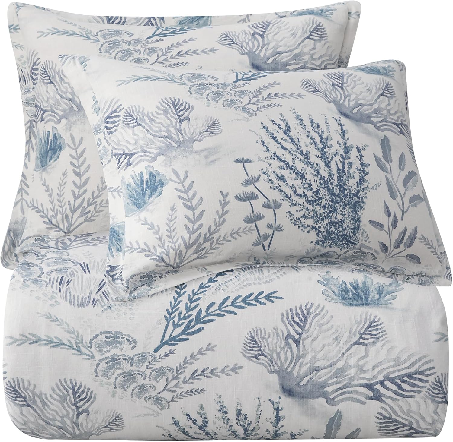 HiEnd Accents Oceania Coastal Comforter Set 3 Piece Super Queen