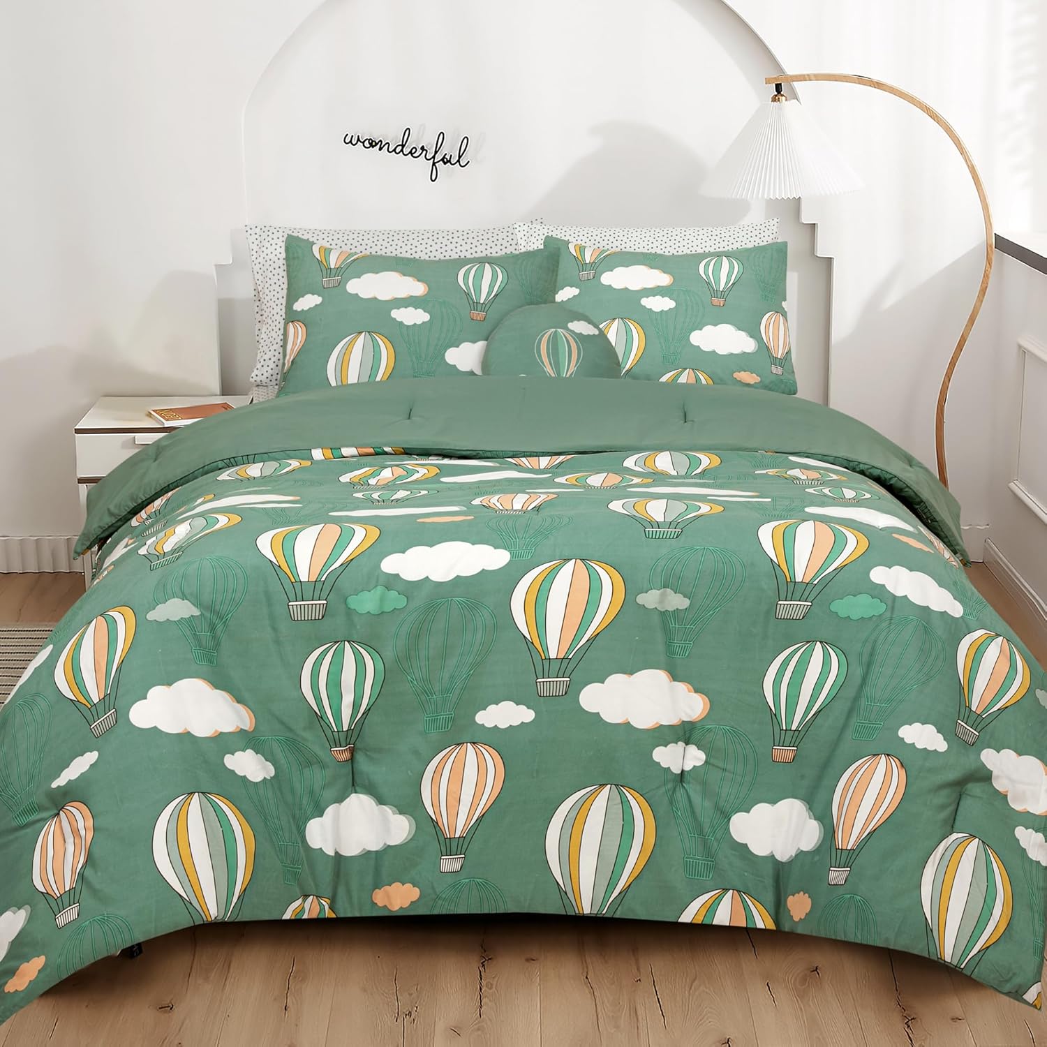 ROYALE LINENS Biab Printed Comforter Set Twin XL