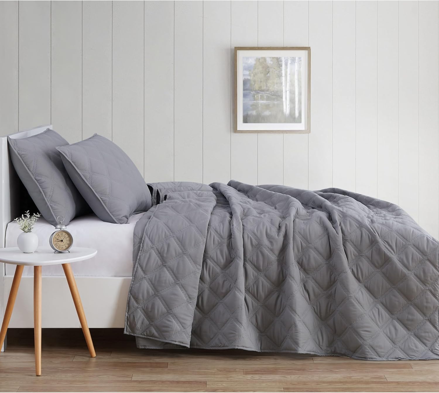 TRULY SOFT 3D Puff Quilt Set for Men Women