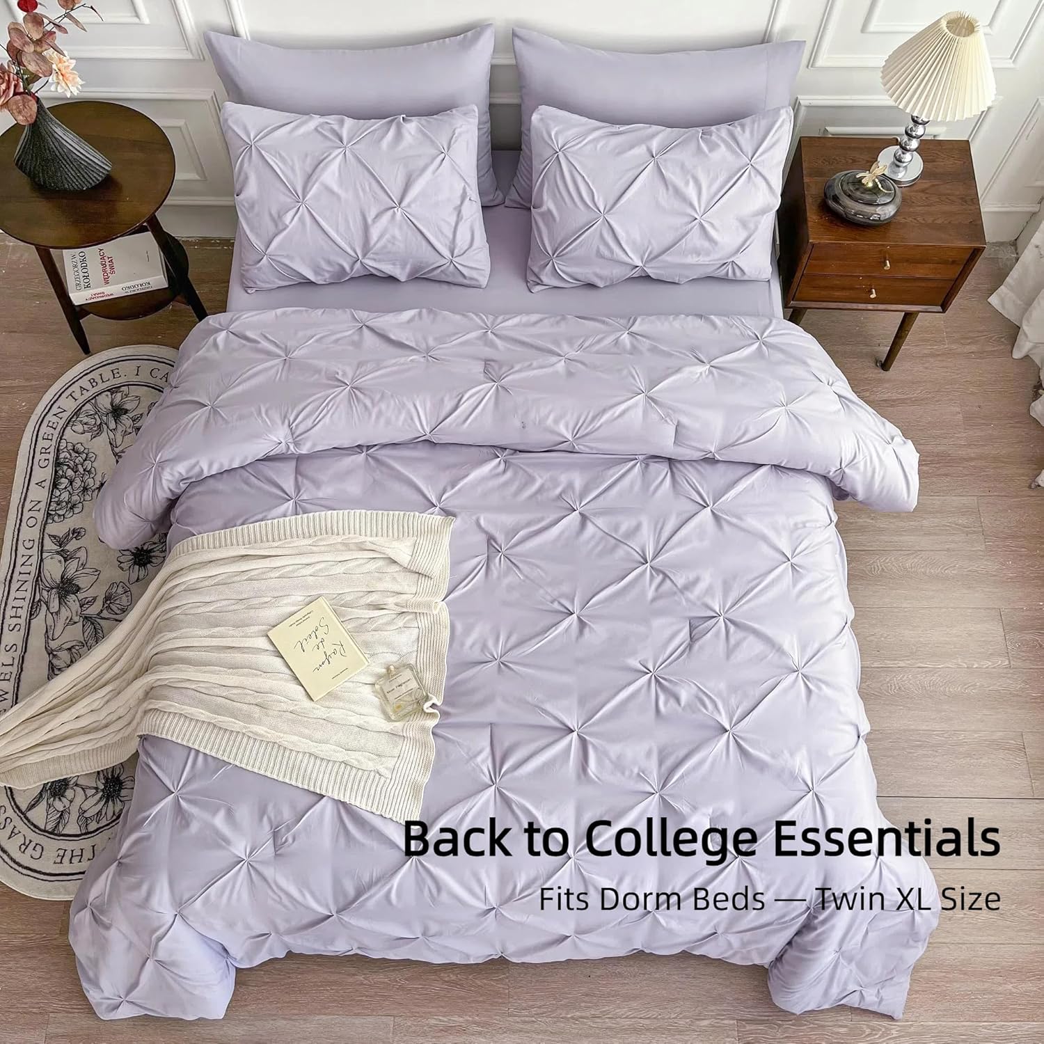 MapleStone Twin XL Comforter Set - Light Purple