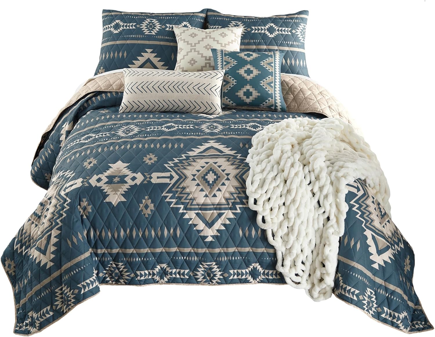 Donna Sharp Twin Quilt Set - 2 Piece - Mesquite Southwest Pattern