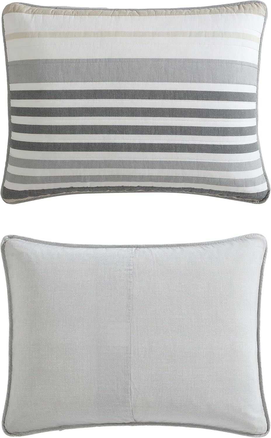 Nautica Twin Quilt Set Reversible Cotton Bedding with Matching Sham